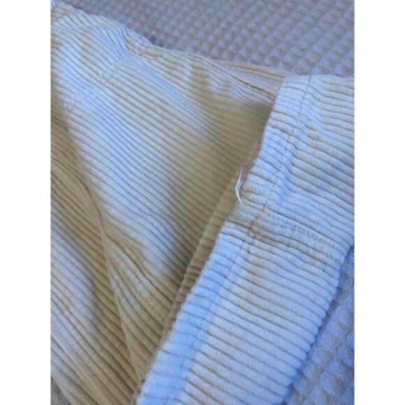 Urban Outfitters Cream Corduroy Y2K Street Style Women’s Cargo Pants Size 26 - Picture 7 of 13